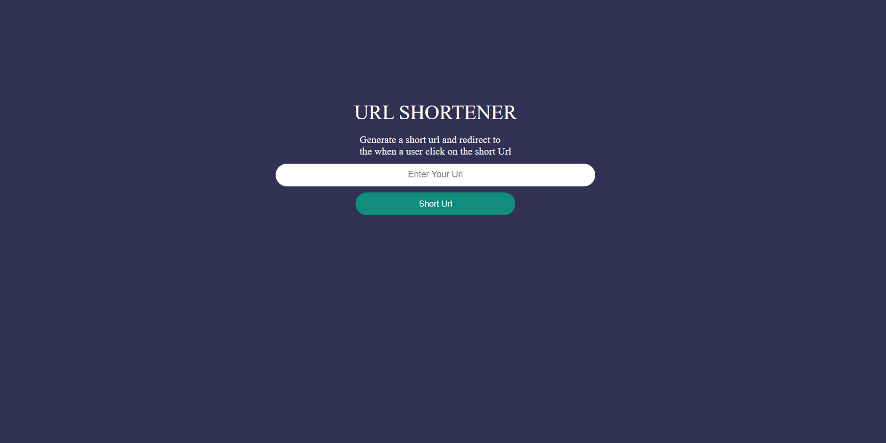 URL Shortener